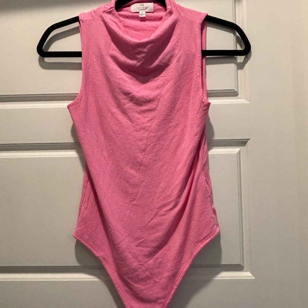 Sleeveless Pink Bodysuit